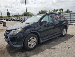 Salvage cars for sale from Copart Miami, FL: 2013 Toyota Rav4 LE