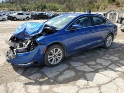 Salvage cars for sale from Copart Hurricane, WV: 2015 Chrysler 200 Limited