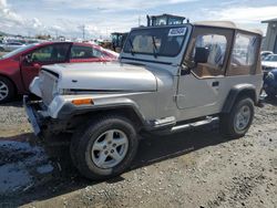 Jeep Wrangler salvage cars for sale: 1995 Jeep Wrangler / YJ S