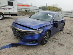 Honda Accord Sport salvage cars for sale: 2021 Honda Accord Sport