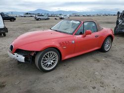 Salvage cars for sale from Copart Bakersfield, CA: 2000 BMW Z3 2.8