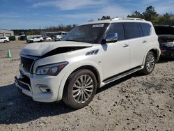 Infiniti QX80 salvage cars for sale: 2015 Infiniti QX80