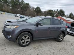 Salvage cars for sale at Mendon, MA auction: 2015 Toyota Rav4 XLE