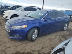 Salvage cars for sale at Woodhaven, MI auction: 2015 Ford Fusion SE
