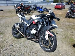 Salvage motorcycles for sale at Sacramento, CA auction: 2013 Kawasaki EX300 A