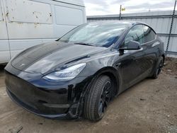 Salvage cars for sale at Chicago Heights, IL auction: 2021 Tesla Model Y