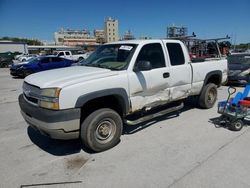 Chevrolet salvage cars for sale: 2004 Chevrolet Silverado K2500 Heavy Duty