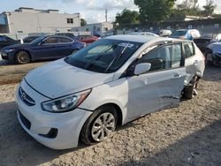 Salvage cars for sale at Opa Locka, FL auction: 2017 Hyundai Accent SE