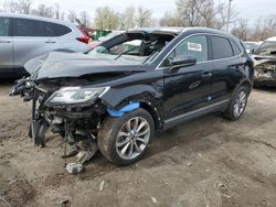 Salvage cars for sale at Baltimore, MD auction: 2018 Lincoln MKC Select