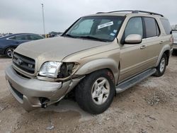 Salvage cars for sale at Houston, TX auction: 2002 Toyota Sequoia SR5