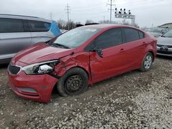 Salvage cars for sale from Copart Columbus, OH: 2016 KIA Forte LX