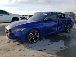 Salvage cars for sale from Copart New Orleans, LA: 2022 Honda Accord Sport SE