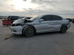 Salvage cars for sale from Copart Grand Prairie, TX: 2013 Honda Accord EXL