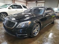 Mercedes-Benz S 550 4matic salvage cars for sale: 2015 Mercedes-Benz S 550 4matic