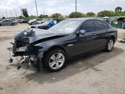 BMW 528 i salvage cars for sale: 2011 BMW 528 I