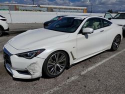 Salvage cars for sale at Van Nuys, CA auction: 2020 Infiniti Q60 Pure