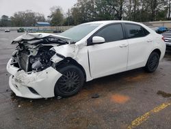 Toyota Corolla l salvage cars for sale: 2016 Toyota Corolla L