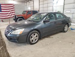Salvage cars for sale from Copart Columbia, MO: 2007 Honda Accord EX