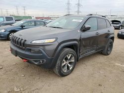 Jeep salvage cars for sale: 2016 Jeep Cherokee Trailhawk