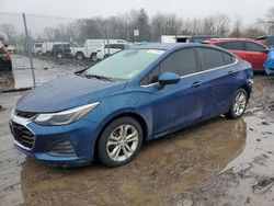 Salvage cars for sale at Chalfont, PA auction: 2019 Chevrolet Cruze LT