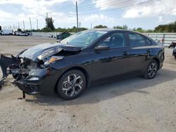 Salvage cars for sale at Miami, FL auction: 2020 KIA Forte FE