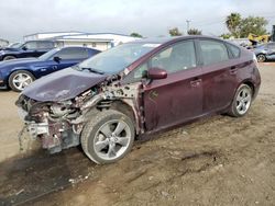 Toyota Prius salvage cars for sale: 2013 Toyota Prius