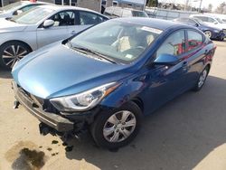 Salvage cars for sale at New Britain, CT auction: 2016 Hyundai Elantra SE