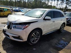 Salvage cars for sale at Harleyville, SC auction: 2017 Acura MDX Advance