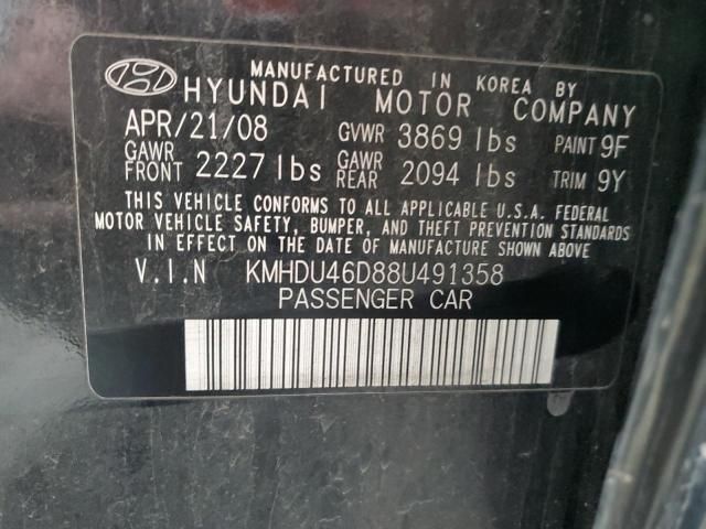 2008 Hyundai Elantra GLS