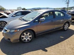 Salvage cars for sale from Copart San Martin, CA: 2009 Honda Civic LX