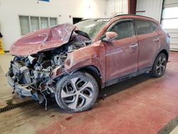 Salvage cars for sale from Copart Angola, NY: 2016 Hyundai Tucson Limited