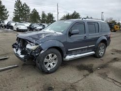 Salvage cars for sale at Denver, CO auction: 2011 Nissan Pathfinder S