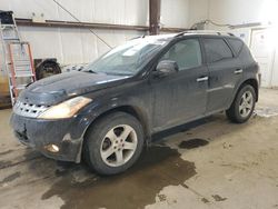 Salvage cars for sale from Copart Nisku, AB: 2003 Nissan Murano SL