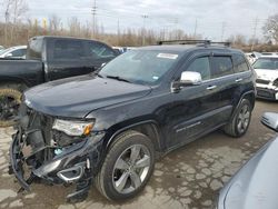 Salvage cars for sale at Bridgeton, MO auction: 2014 Jeep Grand Cherokee Overland
