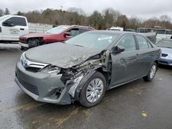 Salvage cars for sale at Assonet, MA auction: 2013 Toyota Camry Hybrid
