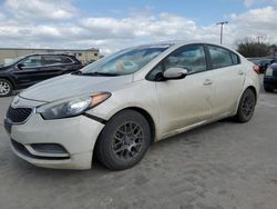 Salvage cars for sale from Copart Wilmer, TX: 2015 KIA Forte LX