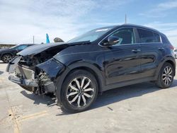 Salvage cars for sale at Grand Prairie, TX auction: 2017 KIA Sportage EX