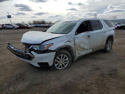 Vehiculos salvage en venta de Copart Davison, MI: 2020 Chevrolet Traverse LS