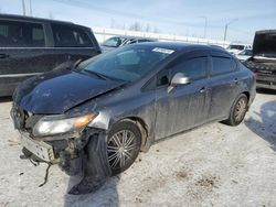 Honda Civic salvage cars for sale: 2012 Honda Civic LX