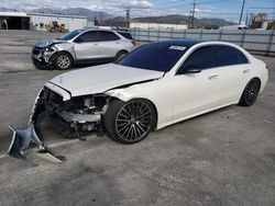 Salvage cars for sale at Sun Valley, CA auction: 2022 Mercedes-Benz S 580 4matic