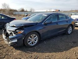 Chevrolet salvage cars for sale: 2021 Chevrolet Malibu LT