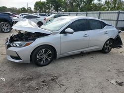 Nissan salvage cars for sale: 2022 Nissan Sentra SV