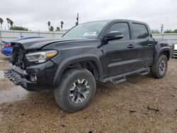 Salvage cars for sale from Copart Mercedes, TX: 2021 Toyota Tacoma Double Cab