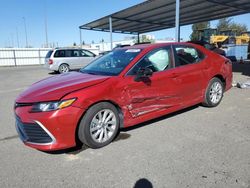 Salvage cars for sale at Sacramento, CA auction: 2024 Toyota Camry LE