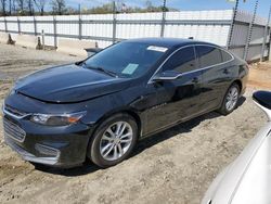 Salvage cars for sale from Copart Spartanburg, SC: 2017 Chevrolet Malibu LT