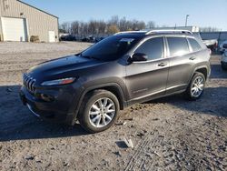 Jeep salvage cars for sale: 2016 Jeep Cherokee Limited