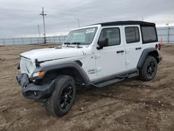 Salvage cars for sale at Greenwood, NE auction: 2019 Jeep Wrangler Unlimited Sport
