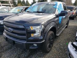 Ford salvage cars for sale: 2015 Ford F150 Supercrew