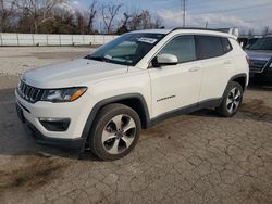 Salvage SUVs for sale at auction: 2017 Jeep Compass Latitude