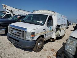 Salvage cars for sale from Copart Haslet, TX: 2014 Ford Econoline E350 Super Duty Cutaway Van